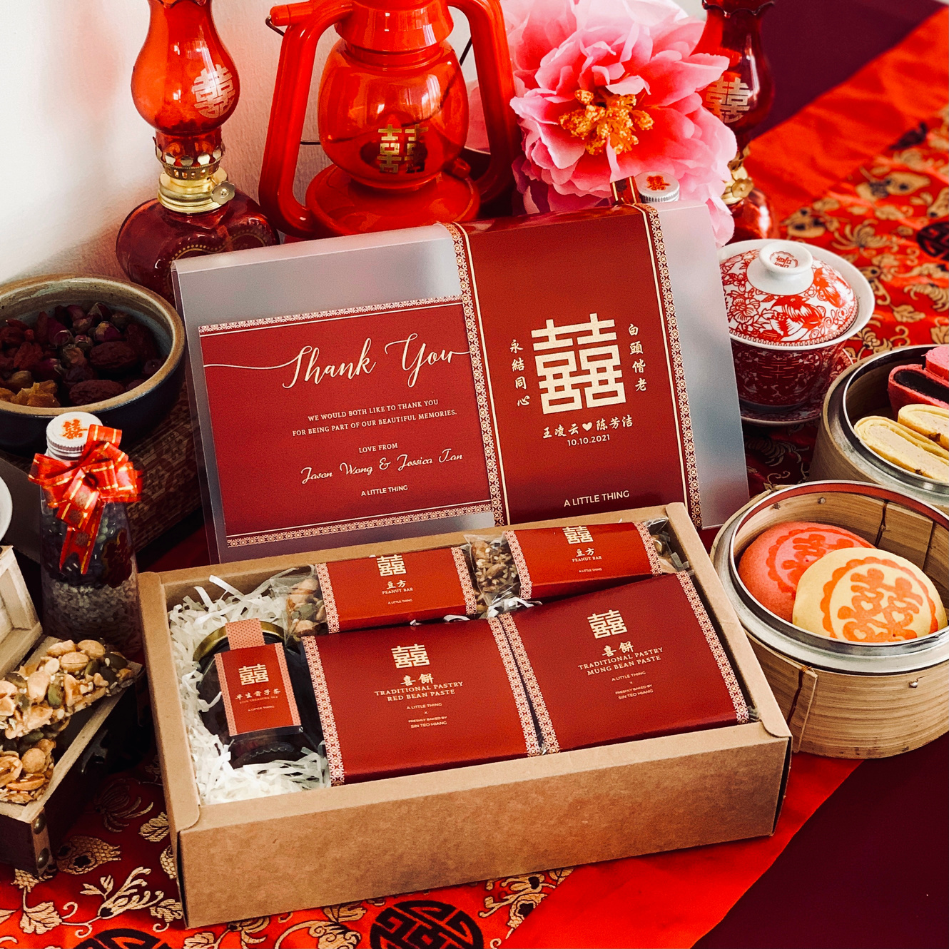 A Classic Wedding Gift Box for an elegant traditional betrothal ceremony.